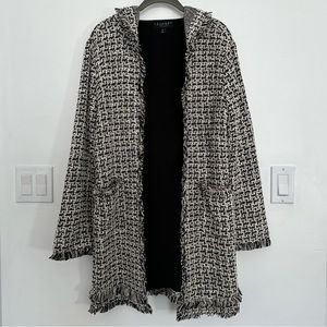 Laundry by Shelli Segal tweed sweater coat size M in great condition